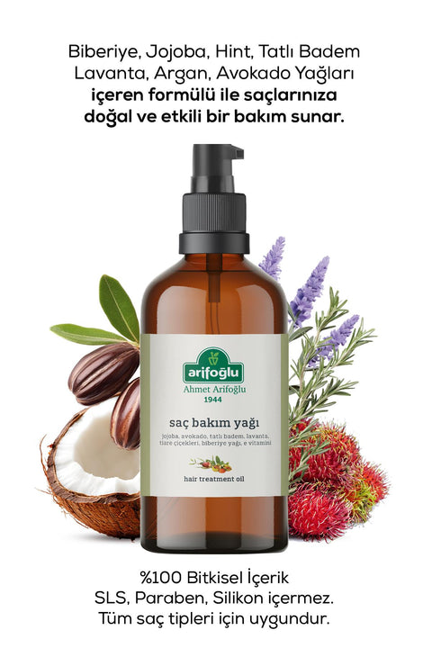 Arifoğlu Saç Bakım Yağı 100ml (Detoks Etkili)